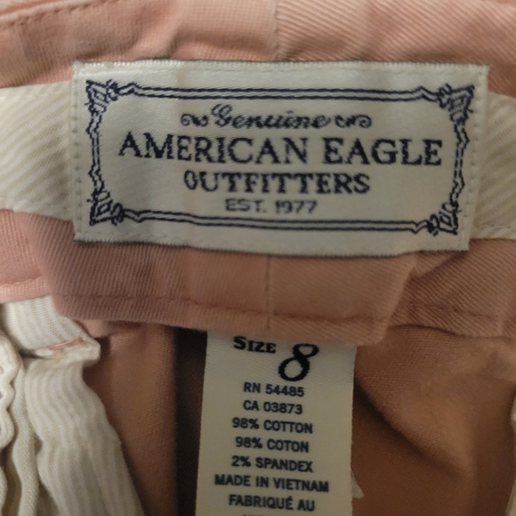American Eagle low rise pant. Pink size 8 - Picture 2 of 10